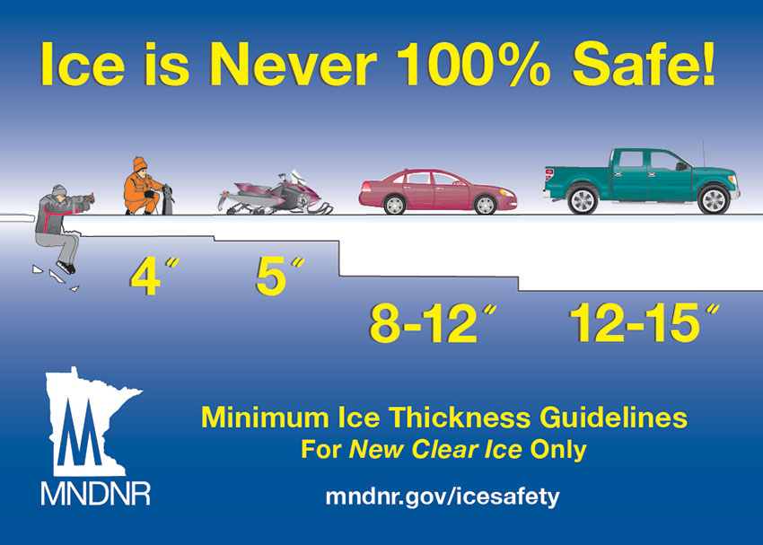 Ice is Never 100 percent safe! Hawley Herald